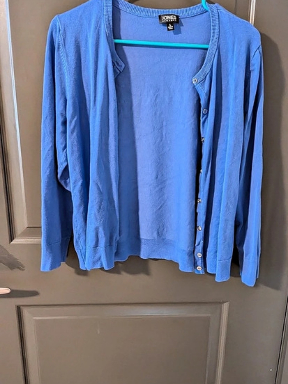 Jones New York Blue Cardigan Size Large